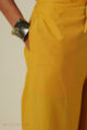Image for Kusvaa Wsp02 Cotton Palazzo With Pocket Lightyellow Side