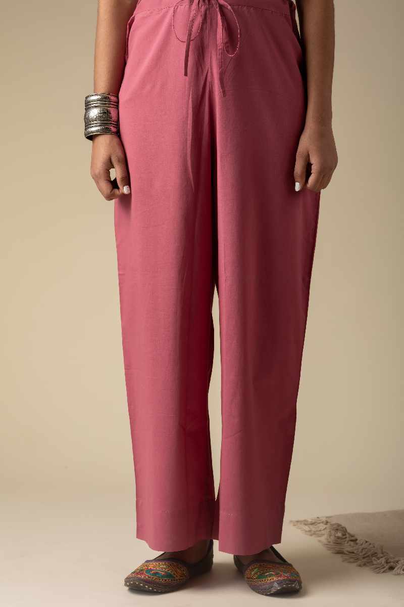 Image for Kusvaa Wsp02 Cotton Palazzo With Pocket Rosepink Featured Newest