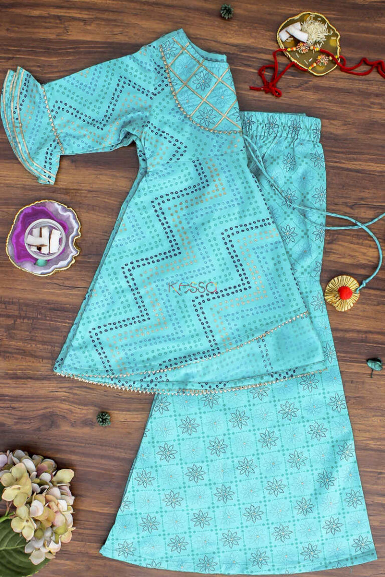 MUSLIN PALAZOO SET