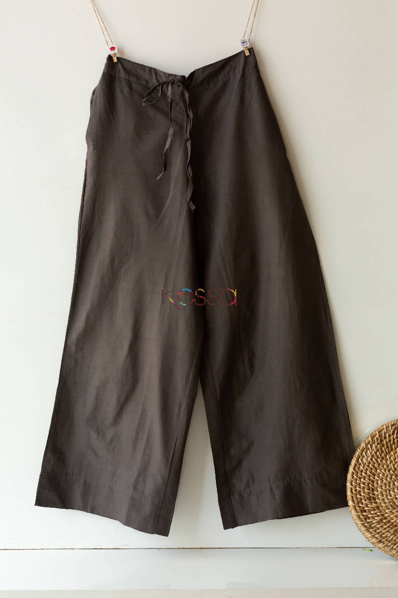 Image for Wsp02 Palazzo With Pocket Dark Grey