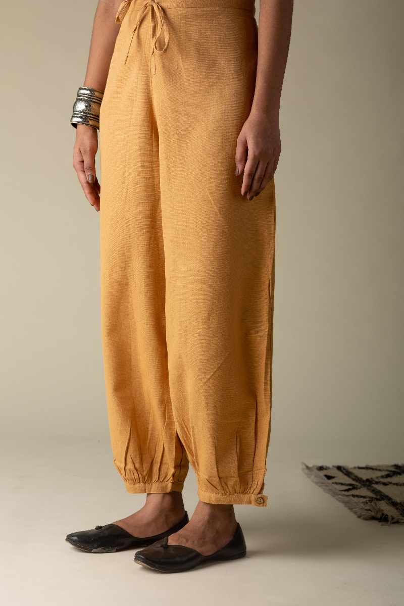 Image for Kusvaa Sap01 Cotton Salwar Beige Front New