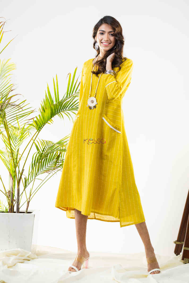 Image for Kusvaa Ws815 Dolores South Cotton Dress With Necklace Front