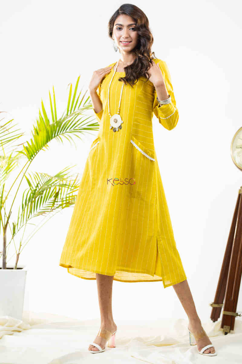 Image for Kusvaa Ws815 Dolores South Cotton Dress With Necklace Look