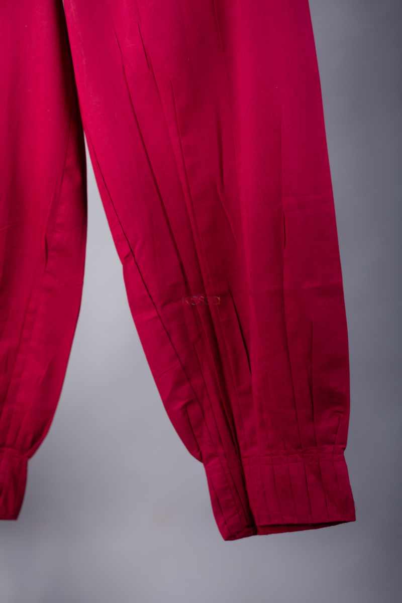 Image for Sap14 Pleated Cotton Salwar Falsa Front