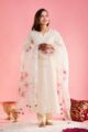 Image for Kusvaa Ws884 Ahana Chanderi Kurta Organza Dupatta Set Front New