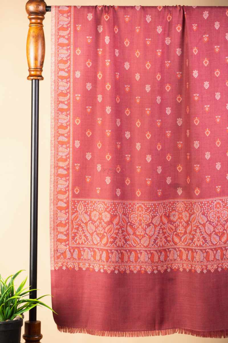 Image for Kusvaa Kusl71h Ira Woolen Shawl Side