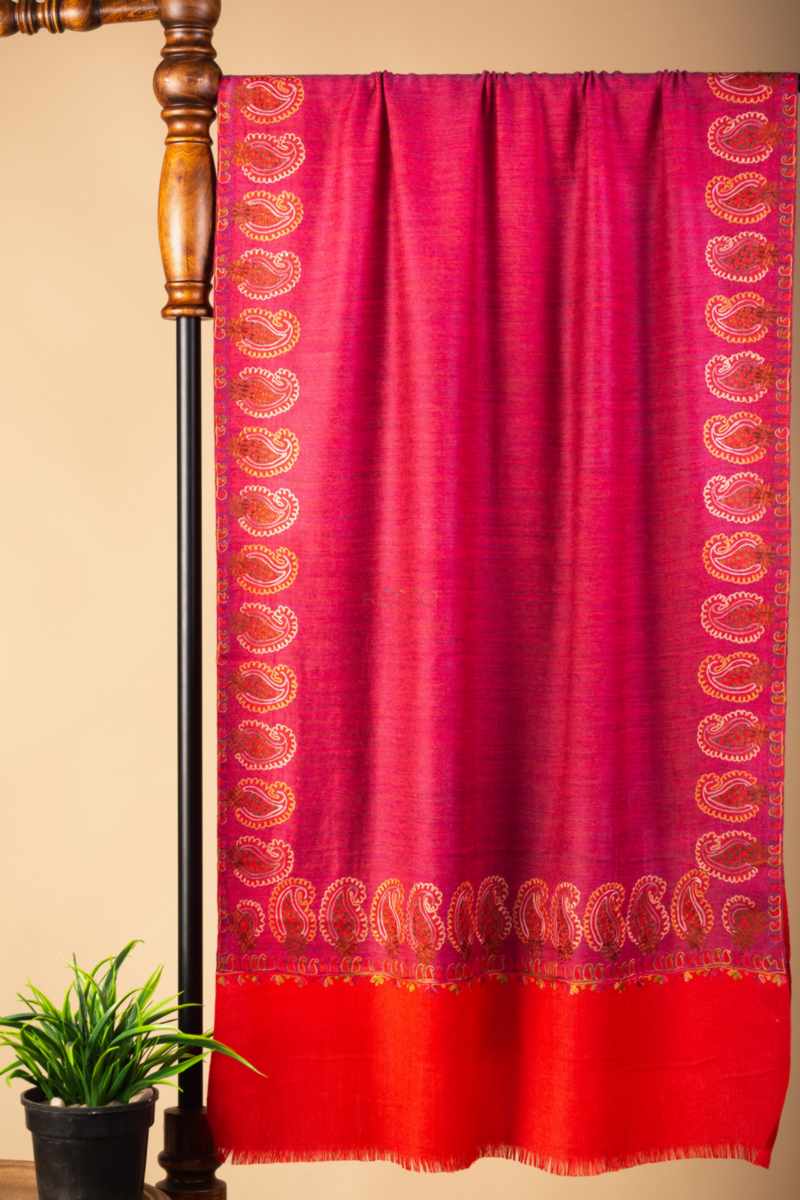 Image for Kusvaa Kusl98e2 Aarunya Pashmina Shawl E2 Front