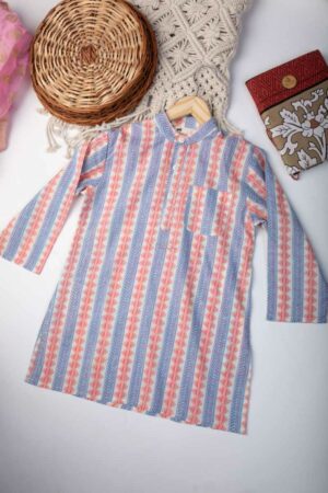 Image for Kusvaa Aj76 Manik Cotton Boy Kurta Featured
