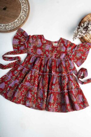 Image for Kusvaa Vck27 Hima Cotton Girls Frock Featured