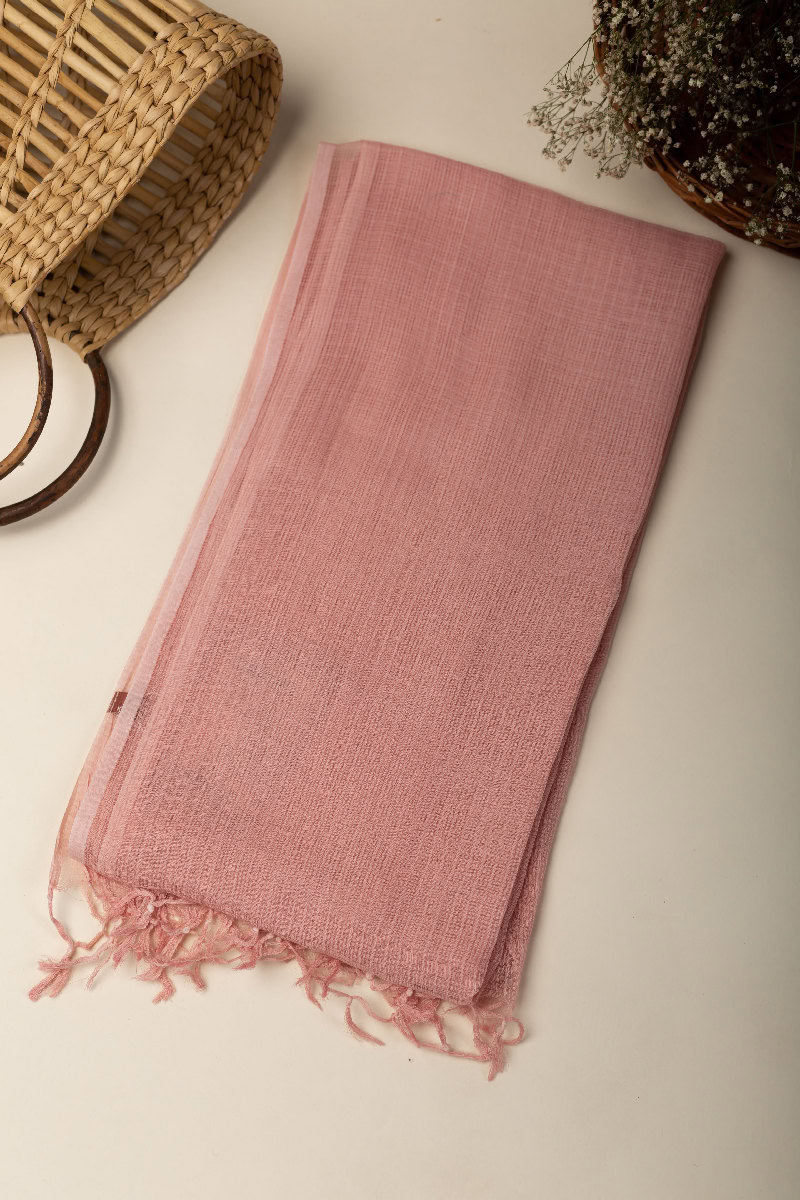 Image for Kusvaa Rndupatta05 Multi Color Cotton Kota Doria Dupatta Charmpink Side