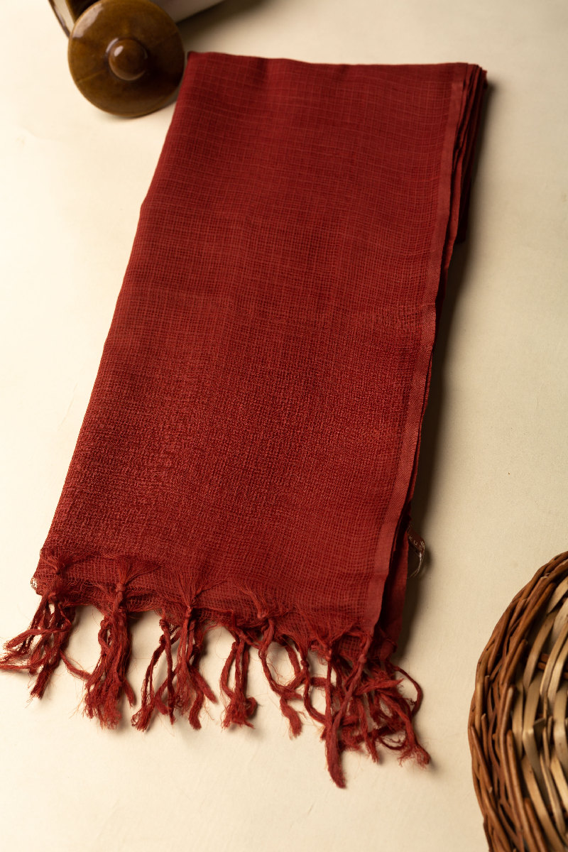 Image for Kusvaa Rndupatta05 Multi Color Cotton Kota Doria Dupatta Lightrust Featured Hd