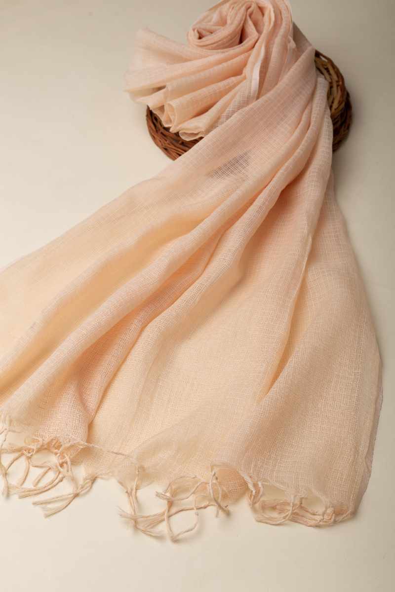 Image for Kusvaa Rndupatta05 Multi Color Cotton Kota Doria Dupatta Skin Front New