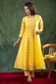 Image for Kusvaa Vcr231 Despina Chanderi Kurta Dupatta Set Side