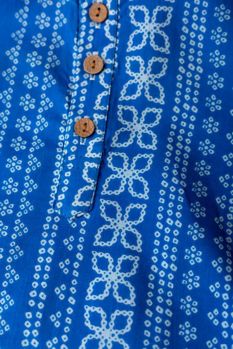 Image for Kusvaa Kne61 Eshaan Cotton Boy's Kurta Front