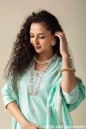 Image for Kusvaa Wkr009 Shivani Chanderi Kurta Featured Latest
