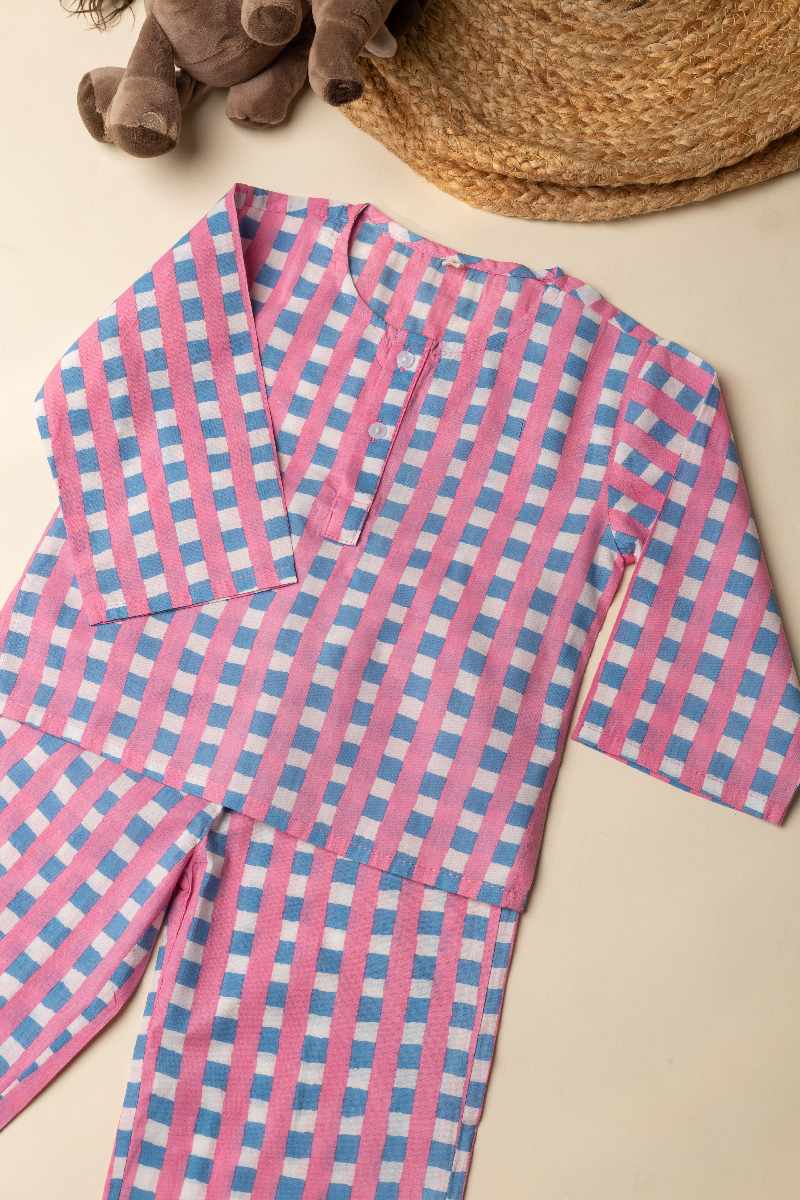 Image for Kusvaa Byw013 Yashas Cotton Kids Lounge Wear Pocket