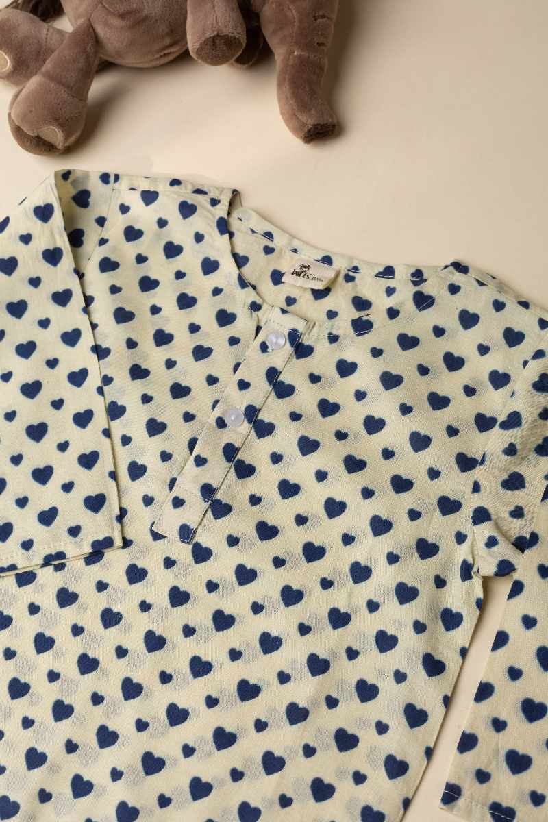 Image for Kusvaa Byw015 Nirvan Cotton Kids Lounge Wear Closeup 2