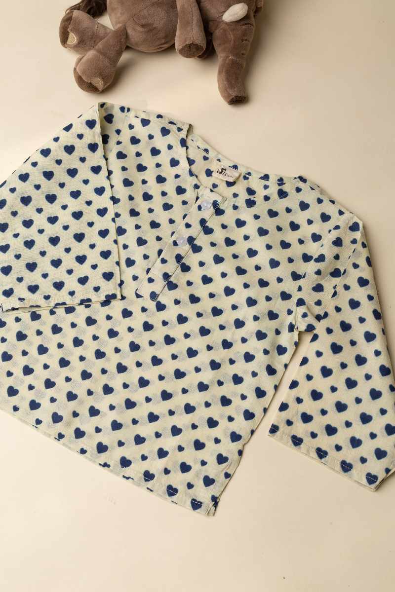 Image for Kusvaa Byw015 Nirvan Cotton Kids Lounge Wear Pocket