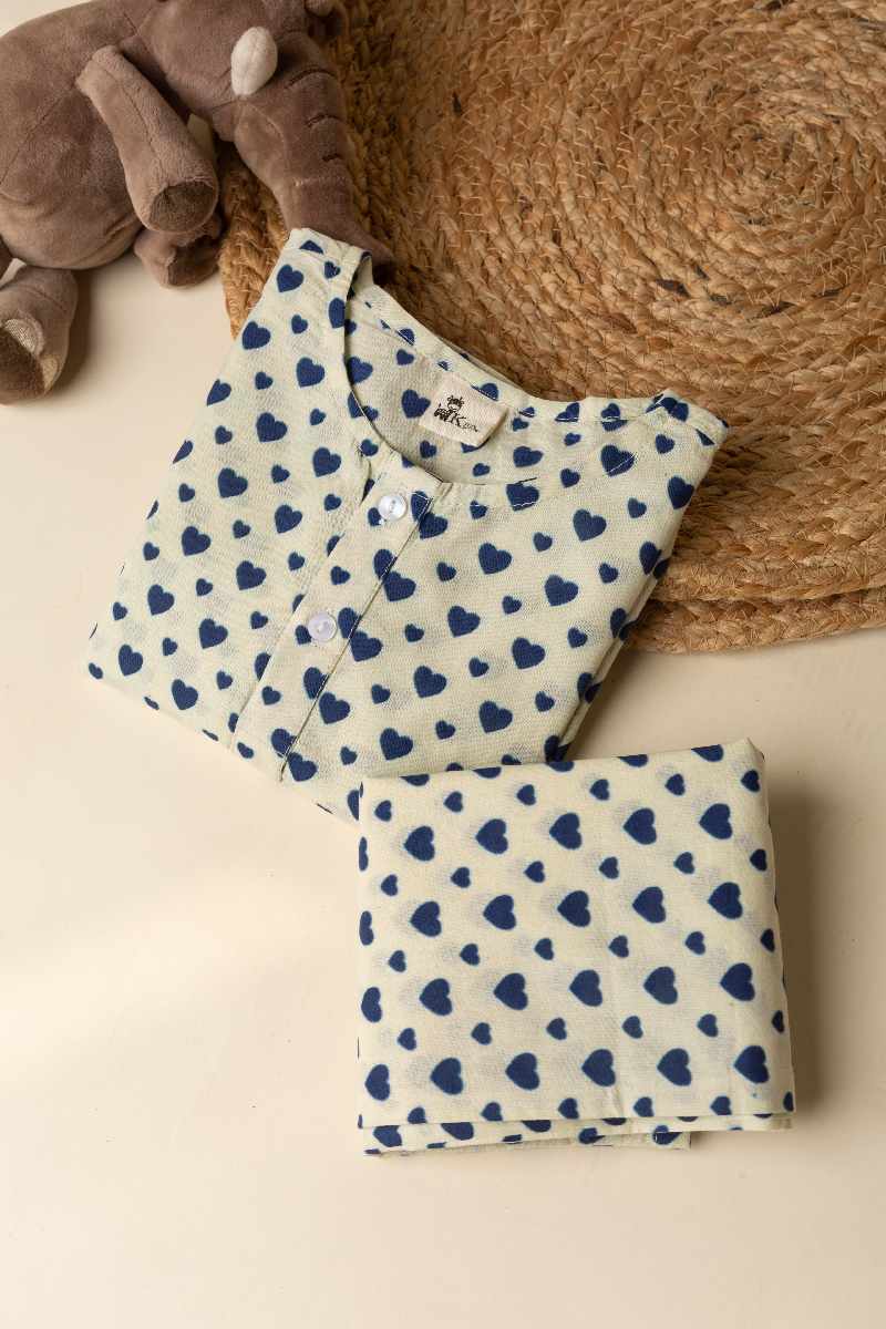 Image for Kusvaa Byw015 Nirvan Cotton Kids Lounge Wear Side