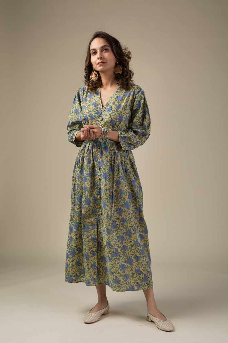 Soofi Block Printed Dress