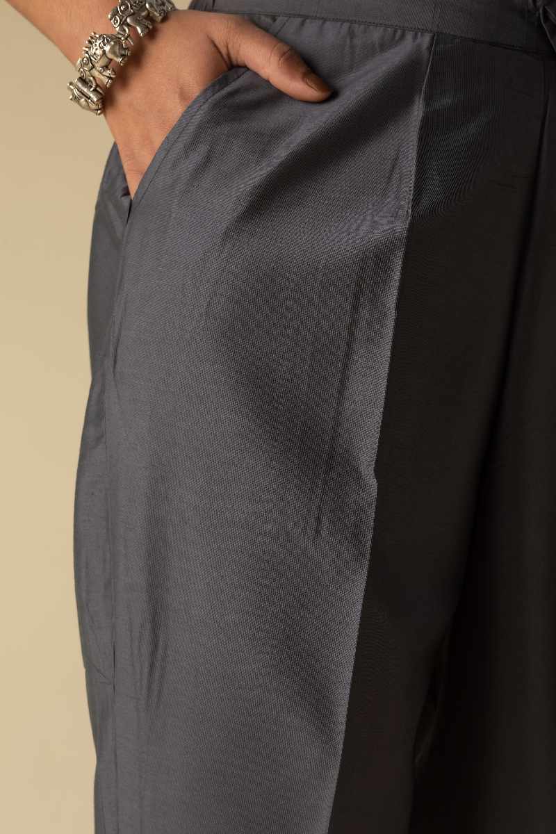 Image for Kusvaa Ne254p Bhavika Cotton Silk Pant Sleeves