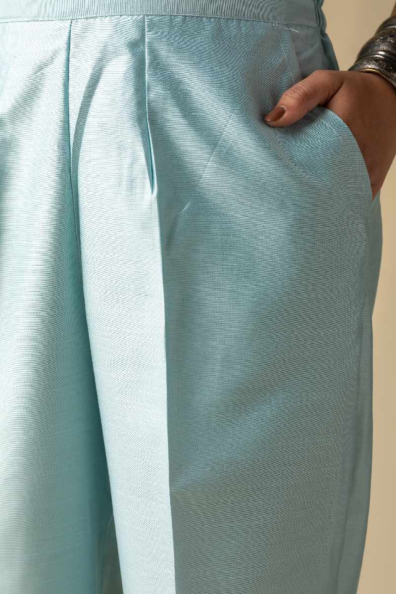 Image for Kusvaa Wkr003p Saadhik Cotton Silk Pant Closeup