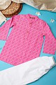 Image for Kusvaa Byw017 Advik Cotton Boys Kurta Pant Se Sitting