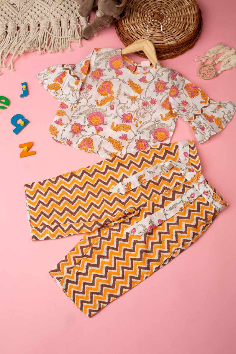 Image for Kusvaa Grw023 Rupashi Cotton Girls Top Pant Set Front