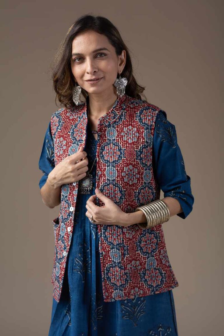 PRC7401 Avatar Reversible Pure Silk Jiva Jacket