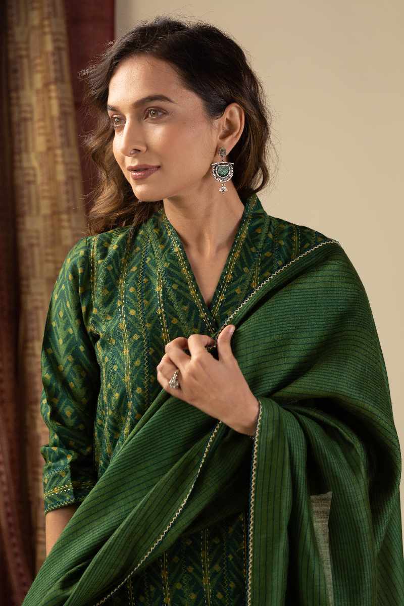 Nivi Supima Cotton Black Kurta With Ilya Pant