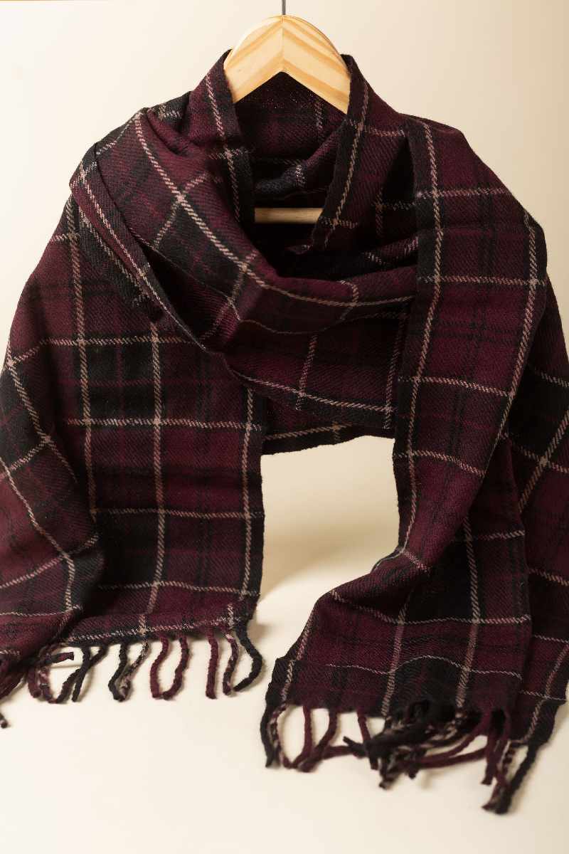 Image for Kusvaa Kusl110 Advait Woolen Muffler Featured Latest