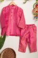 Image for Kusvaa Byw034 Rishav Tissue Viscos Boys Kurta Pant Featured