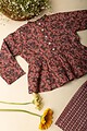Image for Kusvaa Grw046 Nia Cotton Girls Top Pant Set Front New