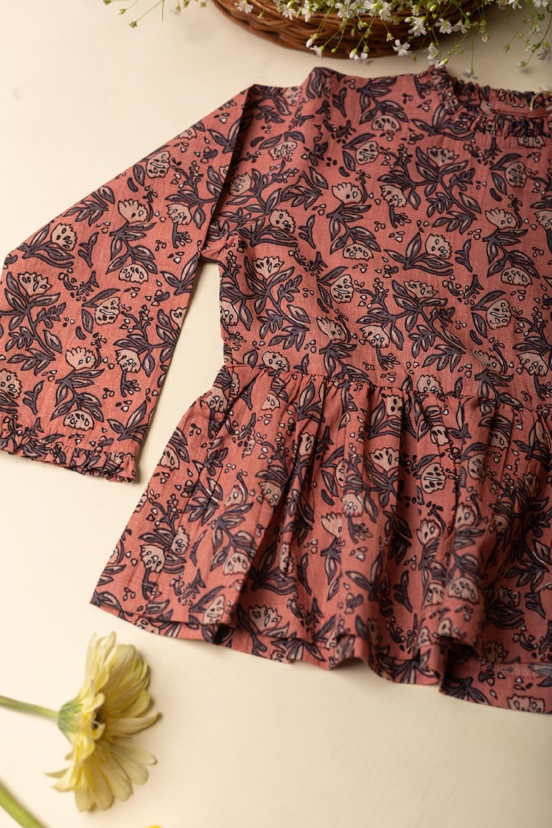 Image for Kusvaa Grw046 Nia Cotton Girls Top Pant Set Side New