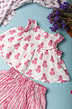 Image for Kusvaa Grw055 Snehal Cotton Girl's Top Short Set Closeup 2