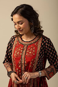 Image for Kusvaa Wkr161 Yuvika Cotton A Line Kurta Featured