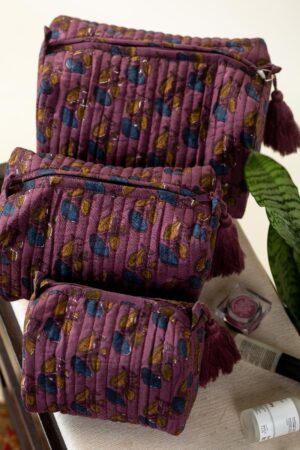 Image for Kusvaa Ubg015 Udita Toiletry Pouch Set Of 3 Featured