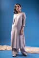 Image for Kusvaa Wkr184 Neerja Chanderi Straight Fit Kurta Closeup 5 New