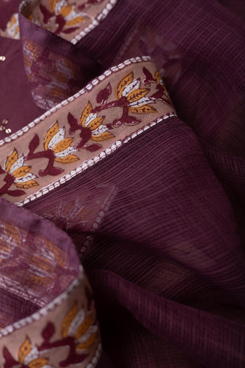 Image for Kusvaa Dup246 Pravya Kota Doriya Dupatta Front