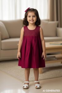 Image for Kusvaa Grw095 Shaarui Silk Girls Frock Model