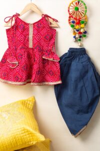 Image for Kusvaa Grw106 Diva Cotton Girls Kurta Pant Dupatta Set Featured