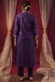 Image for Kusvaa Wkr222 Sia Chanderi Straight Fit Kurta Neck