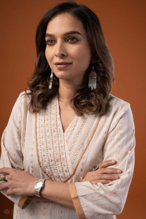 Image for Kusvaa Wkr246 Dewina Handloom Cotton Kurta Featured