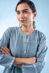 Image for Kusvaa Cood131 Shreeana Handloom Cotton Kurta Pant Set Featured