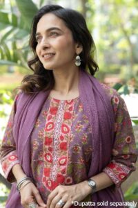 Image for Kusvaa Wkr294 Priyana Cotton Straight Fit Kurta Featured