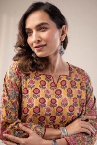 Image for Kusvaa Wkr295 Sidra Handblok Print Cotton Kurta Featured