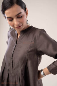 Image for Kusvaa Cood137 Sumedha Linen Satin Co Ord Set Featured