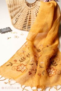 Image for Kusvaa Sto003 Trinisha Linen Stole Featured