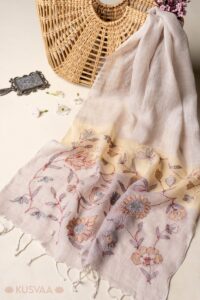 Image for Kusvaa Sto006 Vishani Linen Stole Featured