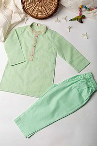 Image for Byw004 Aviraj Kota Doriya Boys Kurta Pant Set Featured New